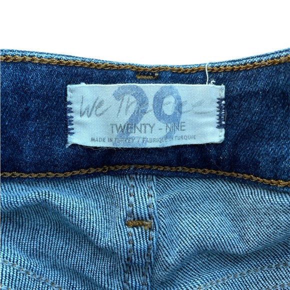 Free People We The Free Raw Hem High Rise Stretch Skinny Cropped Jeans - Picture 5 of 6